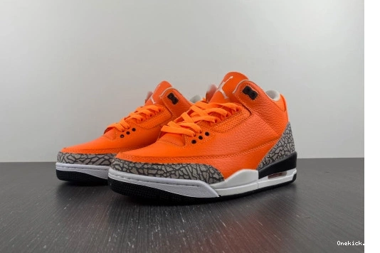 CT8532-801 3 335 Jordan AllSeason Air AJ3 CT8532-801 Retro "Orange" 0528